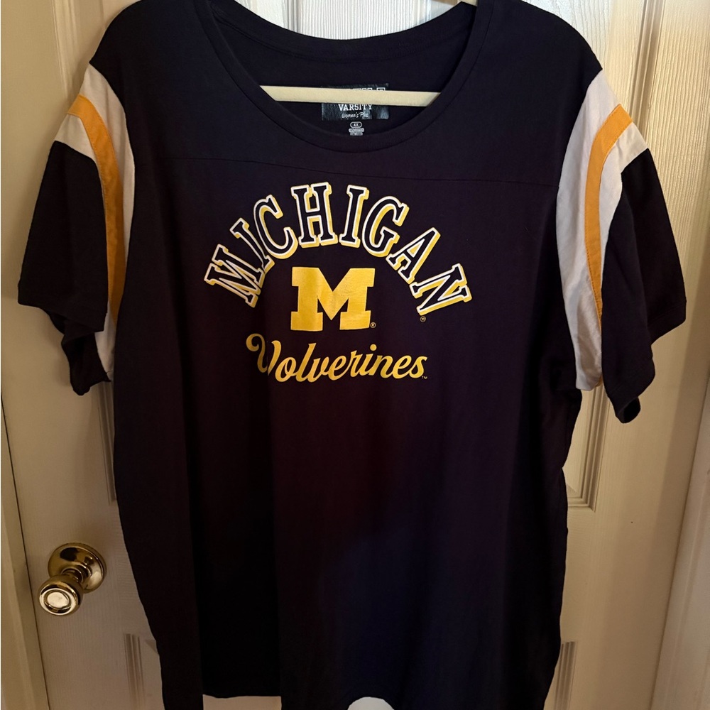 Women’s Navy Michigan Wolverines T-Shirt